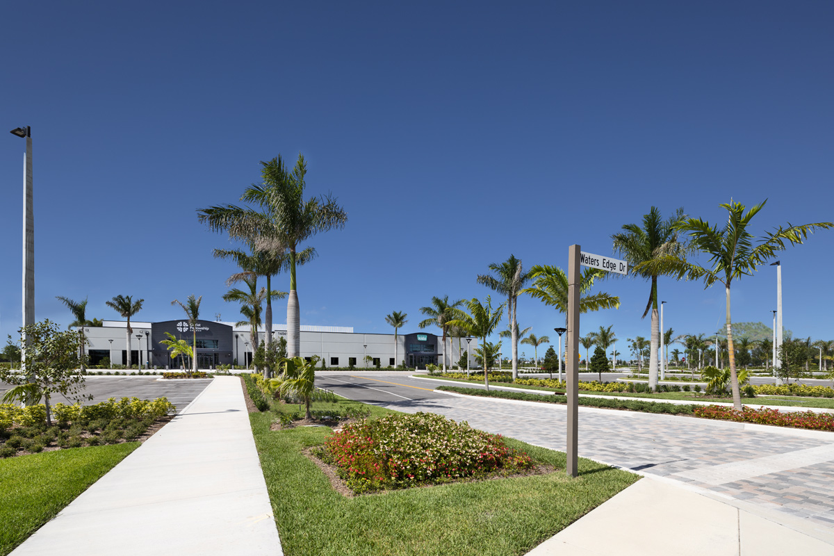 Architectural and interior design views of the Christ Fellowship Church in Westlake, FL.v