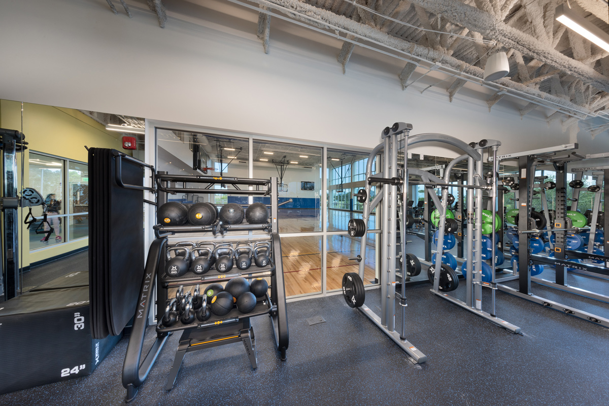 Interior design fitness ctr view at the YMCA Mizell Community Center - Fort Lauderdale, FL