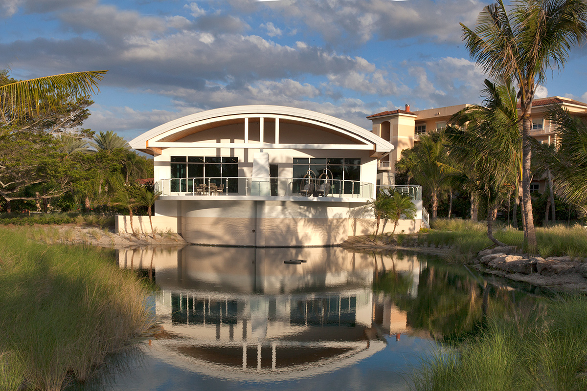 Architectural view at Aria Luxury Condos Longboat Key - Sarasota, FL.