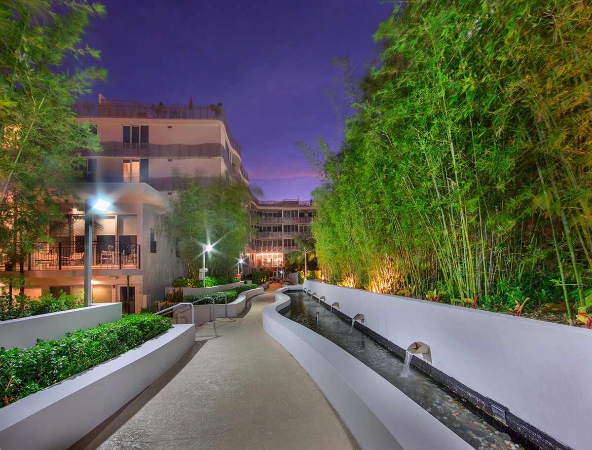 Architectural dusk view at Artecity Luxury Condos - Miami Beach, FL
