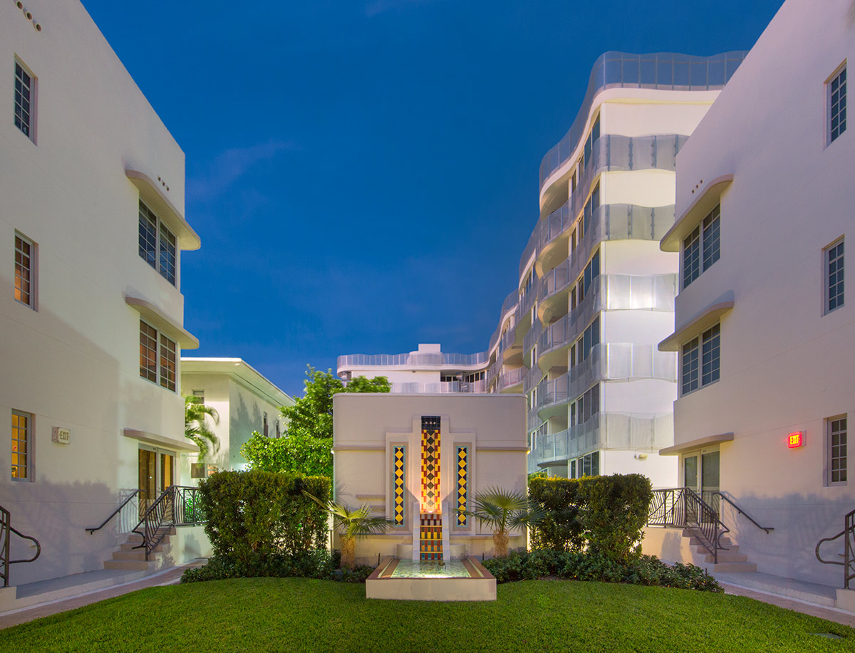 Architectural dusk view at Artecity Luxury Condos - Miami Beach, FL