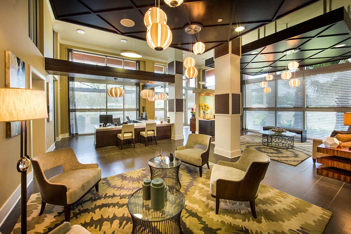 Interior design view at the Alta Congress Luxury Rentals - Delray Beach, FL