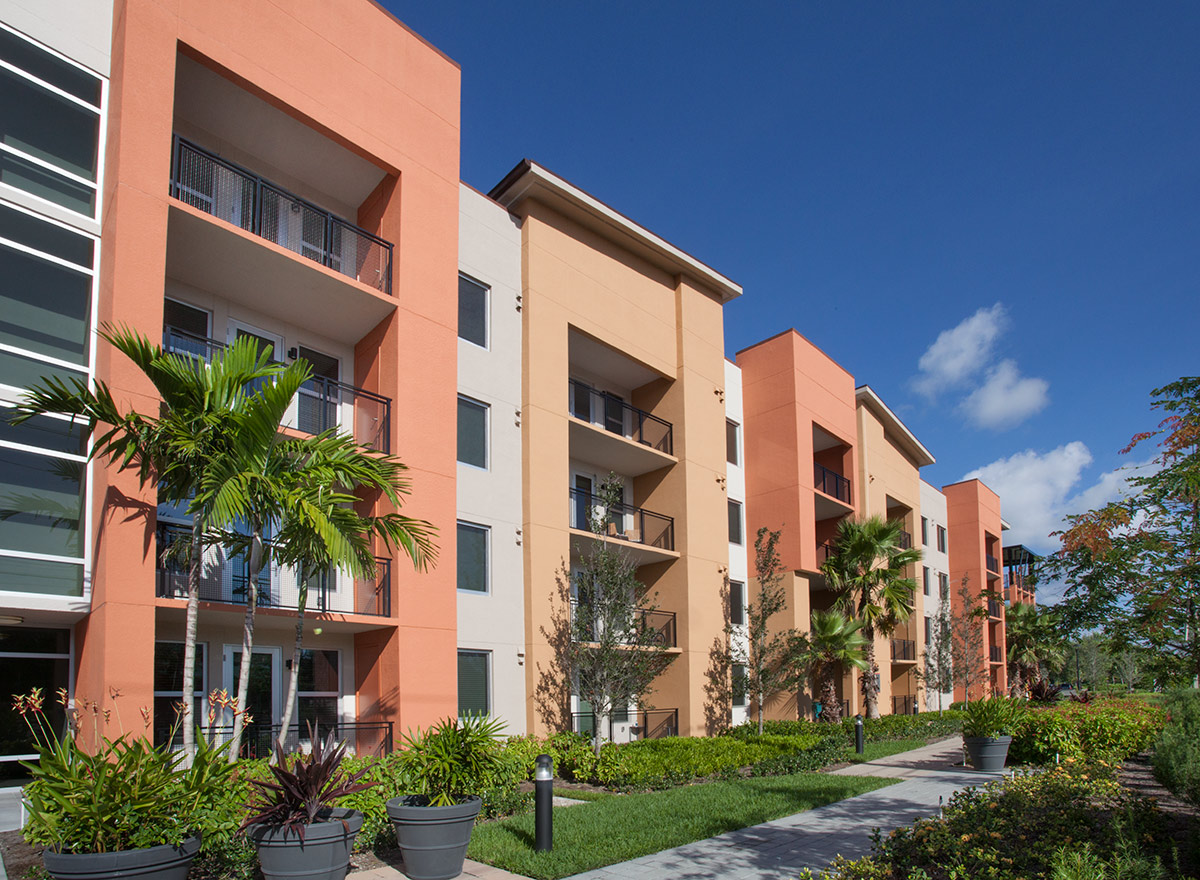 Architectural view at the Alta Congress Luxury Rentals - Delray Beach, FL