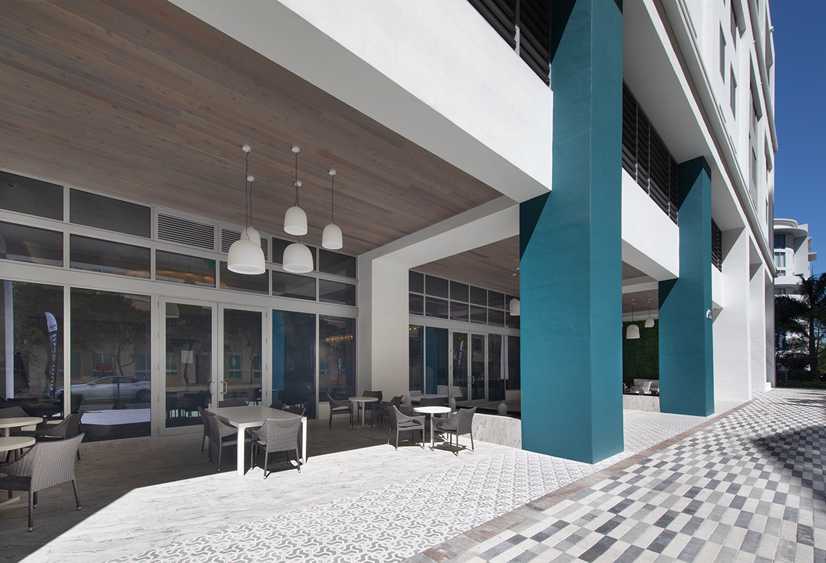 Exterior design view at Allegro Dadeland Senior Living - Miami, FL