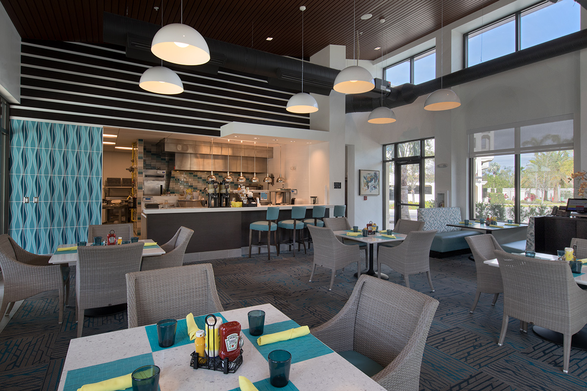 Interior design view of Moorings Park at Grey Oaks senior living in Naples, FL.