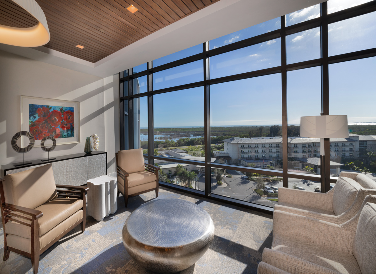 Interior design view of Shell Point Larsen Health in Fort Myers,FL. 