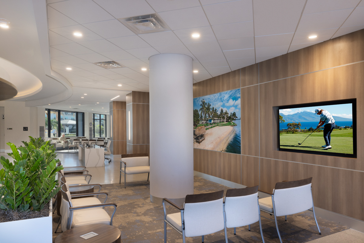  Interior design view of Shell Point Larsen Health in Fort Myers,FL. 