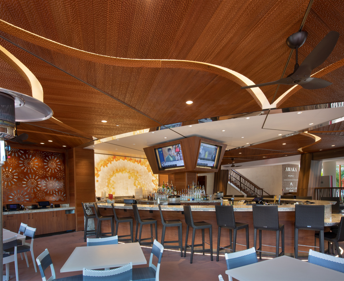 Interior design view at Beach Club Bar and Grill Hard Rock Hotel and Casino -  Hollywood, FL