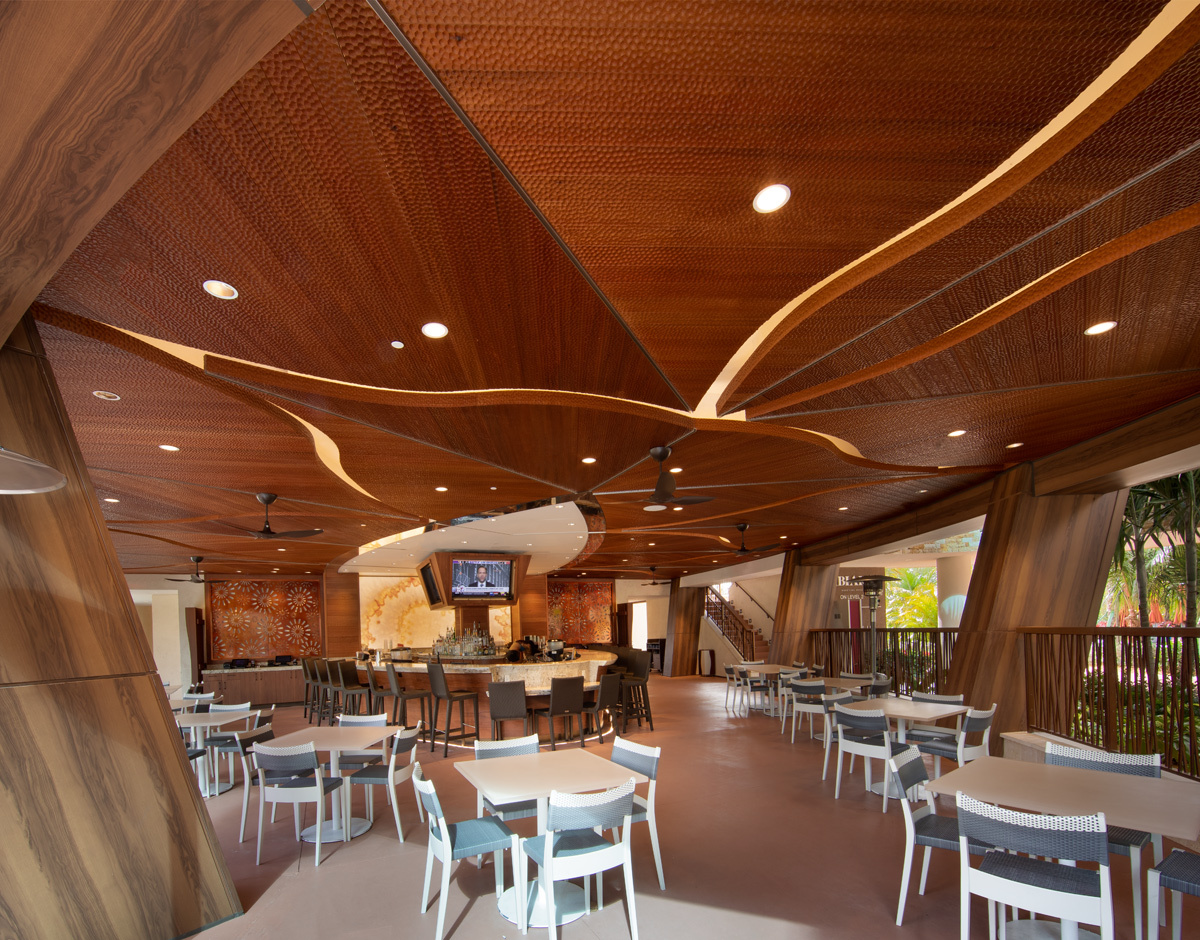 Interior design view at Beach Club Bar and Grill Hard Rock Hotel and Casino -  Hollywood, FL