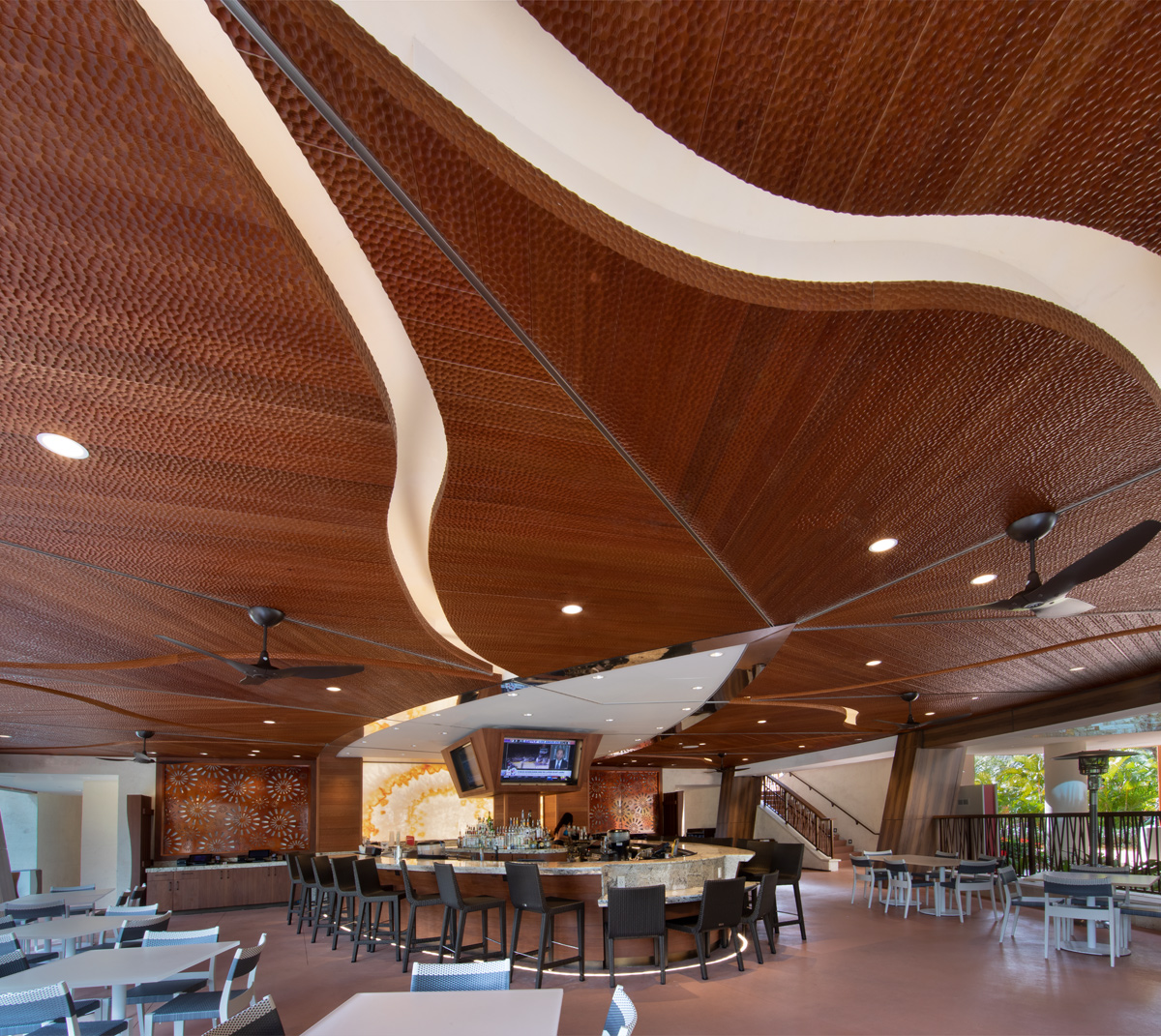 Interior design view at Beach Club Bar and Grill Hard Rock Hotel and Casino -  Hollywood, FL