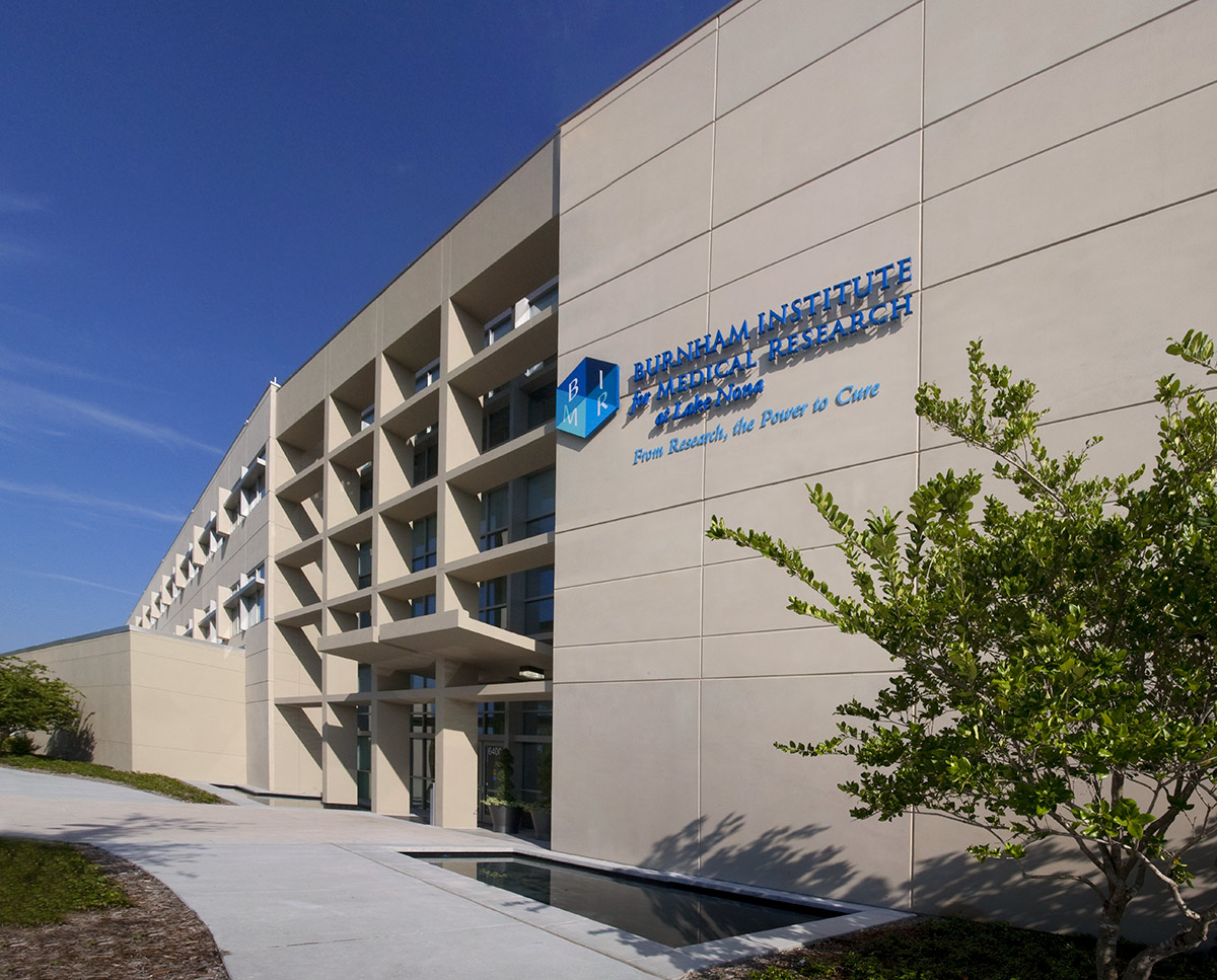 Architectural detail view of Burnham Institute for Medical Research - Orlando, FL