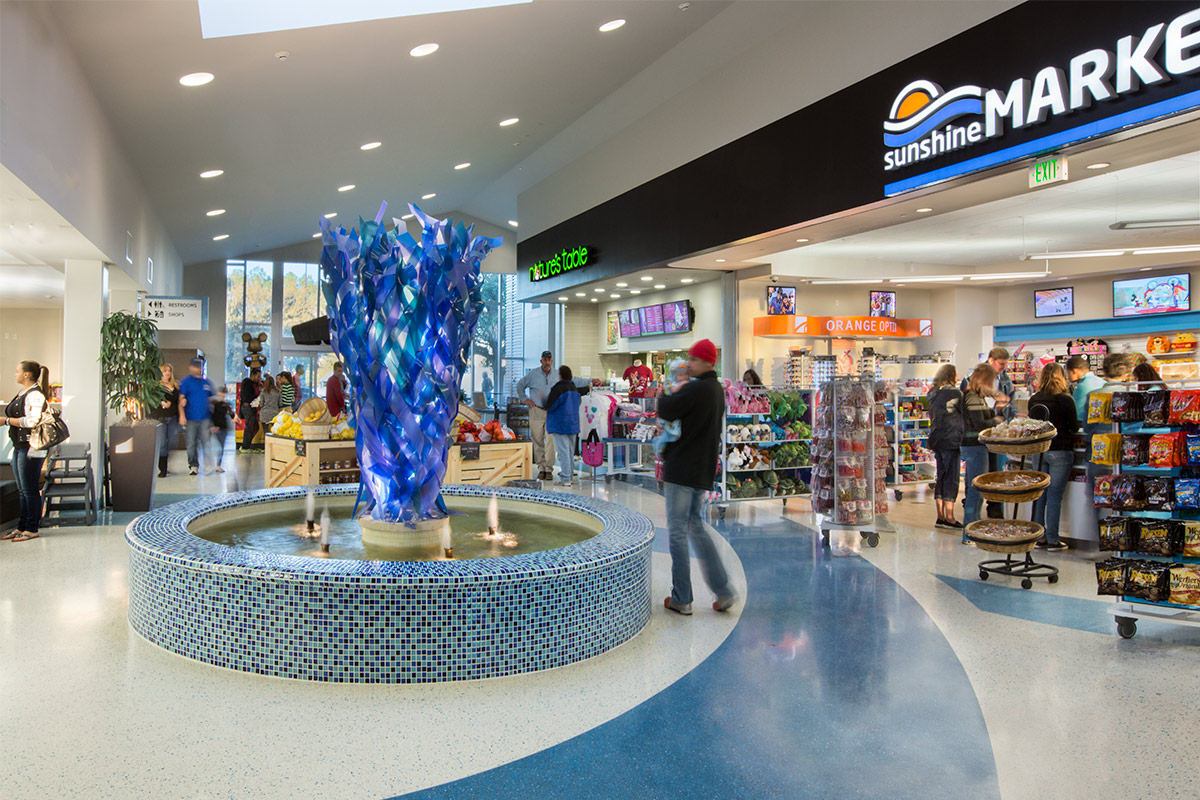 Interior design view at Canoe Creek Service Plaza - St Cloud, FL