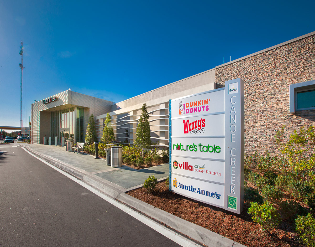 Architectural view of Canoe Creek Service Plaza - St Cloud, FL