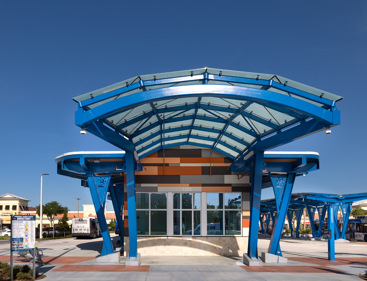 Ticket sales at the Lauderhill Transit Center in Lauderhill, FL