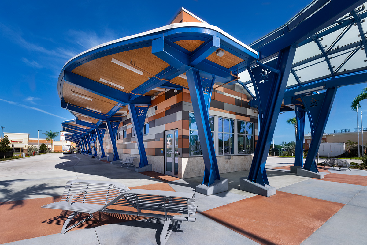 Ticket sales at the Lauderhill Transit Center in Lauderhill, FL