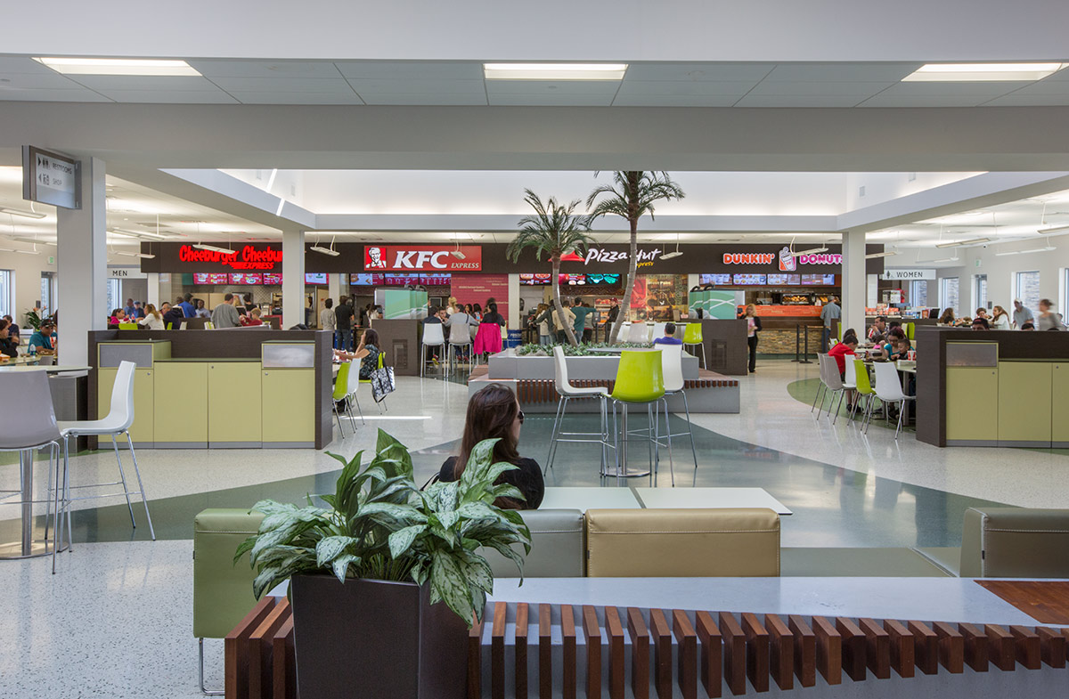  Interior design view at the West Palm Beach FL Service Plaza.